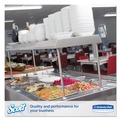 Paper Towels and Napkins | Scott 98720 12 in. x 7 in. 1-Ply Low-Fold Dispenser Napkins - White (8000/Carton) image number 6