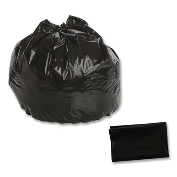 TRASH WASTE BINS | Stout by Envision P3752K20 37 in. x 52 in. 55-Gallon 2 mil. Insect-Repellent Trash Bags - Black (65/Box)