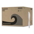 Cutlery | Boardwalk BWKKNIFEHWPPWH Heavyweight Polypropylene Knife - White (1000/Carton) image number 0