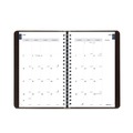 Notebooks & Pads | Blueline CA101.BLK 8 in. x 5 in. 14-Month (Jul 2025-Aug 2026) Academic Weekly/Monthly Planner - Black Cover image number 1
