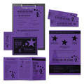 Cover & Cardstock | Astrobrights 21971 8.5 in. x 11 in. 65 lb Cover Weight Color Cardstock - Gravity Grape (250/Pack) image number 2