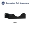 Cleaning Cloths | Tork 500176 1-Ply 8.3 in. x 16.1 in. Light Duty Cleaning Cloth Pop Up Box - White (10/Carton) image number 5