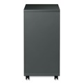 Office Carts & Stands | Alera ALEPBFFCH 14.96 in. x 19.29 in. x 27.75 in. 2 Legal/Letter-Size File Drawers Left or Right File Pedestal with Full-Length Pull - Charcoal image number 3