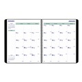 Notebooks & Pads | Blueline C1512.81T 16-Month: Sept 2025 to Dec 2026 11 in. x 9.06 in. Plan and Link Monthly Planner - Black Cover image number 1