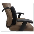 Office Furniture Accessories | Alera ALECGC411 14.13 in. x 14.13 in. x 2.75 in. Cooling Gel Memory Foam Backrest with Adjustable Straps - Black image number 3