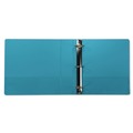 File Folders | Samsill U86677 Earth's Choice 11 in. x 8.5 in. 2 in. Capacity 3 Rings Plant-Based Durable Fashion View Binder - Turquoise (2/Pack) image number 2