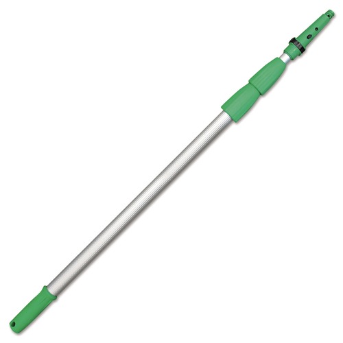 Cleaning Tools | Unger ED550 18 ft. Three Sections Opti-Loc Extension Pole - Green/Silver image number 0