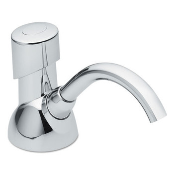 CLEANING AND SANITATION | GOJO Industries 8500-01 1,500 mL/2,300 mL 4.5 x 11.88 x 4.5 CX Counter Mount Foam Soap Dispenser - Chrome