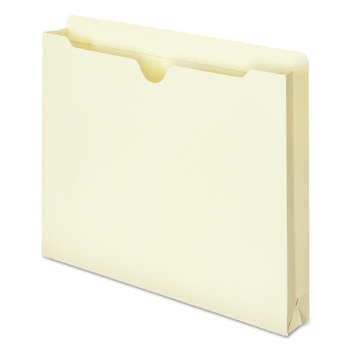 File Folders | Smead 75540 2-Ply Straight Tab Letter Size File Jackets - Manila (50/Box) image number 0