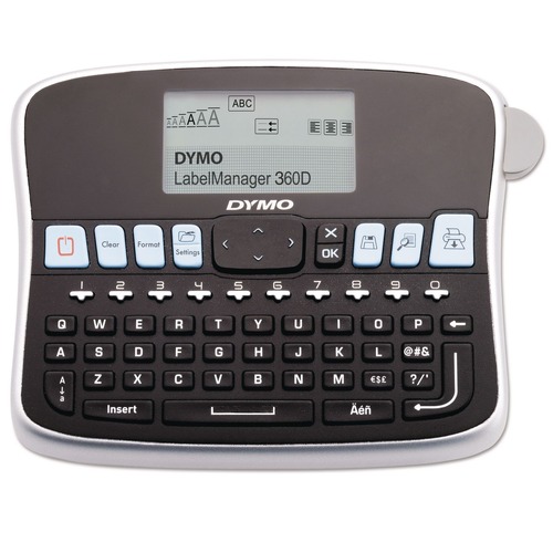 Back to School Sale | DYMO 1754488 LabelManager 360D 2.8 in. x 7.76 in. x 5.9 in. 2 Lines Label Maker image number 0