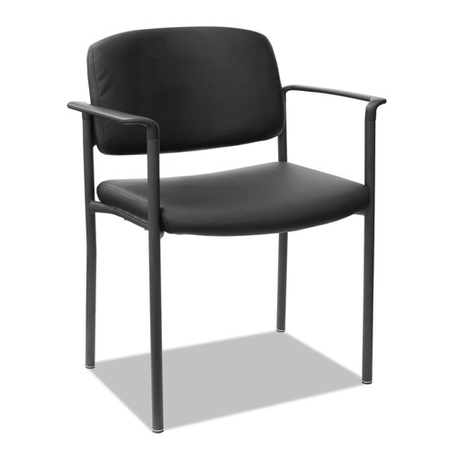 Office Chairs | Alera ALEUT6816 Sorrento Series 25.59 in. x 24.01 in. x 33.85 in. Ultra-Cushioned Stacking Guest Chair - Black (2/Carton) image number 0