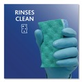 Sponges & Scrubbers | O-Cedar 169431PK 2.63 in. x 4.25 in. x 1 in. Scrunge Non-Scratch Scrub Sponge - Green/Blue (2/Pack) image number 3