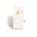 Desktop Organizers | U Brands 3464U03-12 Juliet 9.5 in. x 4.2 in. x 4.9 in. Wood/Metal Desk Organizer - White/Gold image number 2