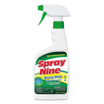 Spray Nine 26825 22 oz. Trigger Spray Bottle Citrus Scent Heavy Duty Cleaner Degreaser Disinfectant (12/Carton)