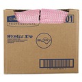 Food Service | WypAll KCC 06354 X70 1-Ply 12.5 in. x 23.2 in. Wipers - Red (300/Carton) image number 0