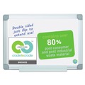 White Boards | MasterVision MA0200790 Earth Silver 24 in. x 18 in. Easy Clean Dry Erase Boards - White Surface/Satin Aluminum Frame image number 3