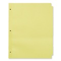 Dividers & Tabs | Universal UNV20836 11 in. x 8-1/2 in. 5-Tab Insertable Tab Index - Buff (36/Box) image number 3