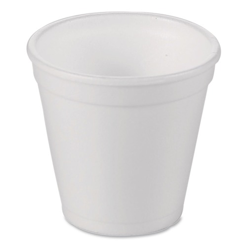 Cups and Lids | WinCup 221964 4 oz Foam Drink Cups - White (1000/Carton) image number 0