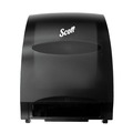 Paper Towel Holders | Scott 48860 Essential 12.7 in. x 9.57 in. x 15.76 in. Electronic Hard Roll Towel Dispenser - Black (1/Carton) image number 0