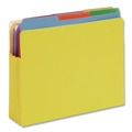 File Folders | Smead 73892 3.5 in. Expansion Letter Size Colored File Pockets - Assorted Colors (5/Pack) image number 1