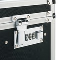 Office Filing Cabinets & Shelves | Vaultz VZ01270 17.5 in. x 15.5 in. x 14.5 in. Locking Mobile Letter/Legal File Chest - Black/Chrome image number 2