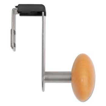 OFFICE AND OFFICE SUPPLIES | Alba PM1PART BO 1.2 in. x 1.38 in. x 4.3 in. 1 lb Capacity Cubicle Garment Peg - Metallic Gray