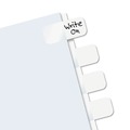 Dividers & Tabs | Redi-Tag B31010 1 in. Wide 1/5-Cut Customizable Handwrite Only Legal Index Tabs - White (416/Pack) image number 2