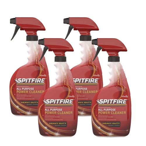 All-Purpose Cleaners | Diversey Care CBD540038 32 oz. Spray Bottle Spitfire All Purpose Liquid Power Cleaner (4/Carton) image number 0
