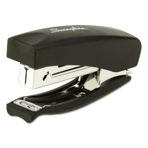 Staplers | Swingline S7009901CM 20-Sheet Capacity Soft Grip Half Strip Hand Stapler - Black image number 0