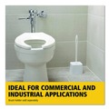 Cleaning Brushes | Rubbermaid Commercial FG631000WHT 10 in. Handle Toilet Bowl Brush - White image number 5