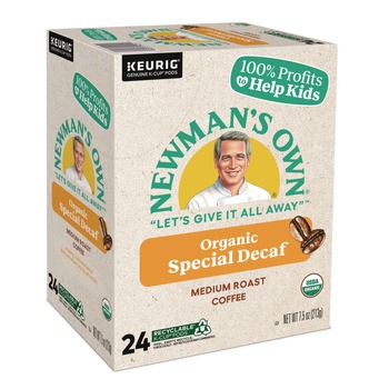 FOOD AND SNACKS | Newman's Own Organics 5000351722 K-Cups - Special Decaf (24/Box)