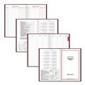 Notebooks & Pads | AT-A-GLANCE SD37613 (200 Sheets) 2026 Edition 12 in. x 7.75 in. Wide/Legal Rule Standard Daily Diary - Red Cover image number 3