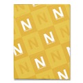 Cover & Cardstock | Neenah Paper 49541 110 lbs. Index Weight 8.5 in. x 11 in. Exact Index Card Stock - Canary (250/Pack) image number 3