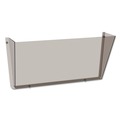 Desktop Organizers | Deflecto 63202 Unbreakable DocuPocket 14.5 in. x 3 in. x 6.5 in. Letter Size Wall File - Smoke image number 2