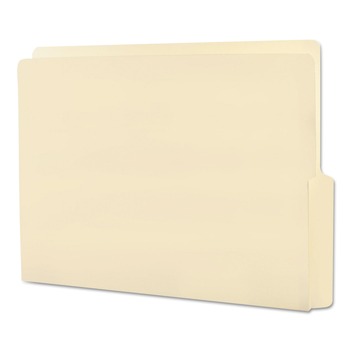 Smead 24128 0.75 in. Expansion 9 in. High Front Heavyweight End Tab Folders - Manila/Letter Size (100/Box)