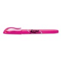 Highlighters | Sharpie 27009 Chisel Tip Pocket Style Highlighters - Fluorescent Pink Ink, Pink Barrel (1-Dozen) image number 1
