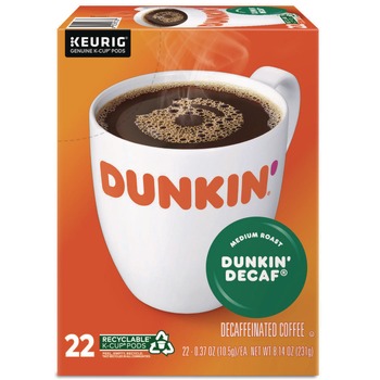 COFFEE | Keurig 5000380568 K-Cup Pods - Dunkin' Decaf (22/Box)