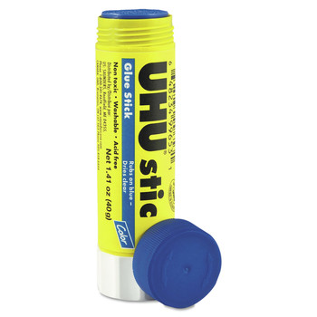 ADHESIVES AND GLUES | UHU 99653 1.41 oz Applies Blue Dries Clear Stic Permanent Glue Stick