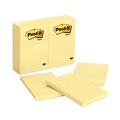 Back to School Sale | Post-it Notes 660 4 in. x 6 in. Note Ruled Original Pads - Canary Yellow (12 Pads/Pack) image number 0