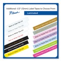 Labels | Brother P-Touch TZE2312PKG Tze Standard Adhesive 0.47 in. x 26.2 ft. Laminated Labeling Tapes - Black On White (2/Pack) image number 4
