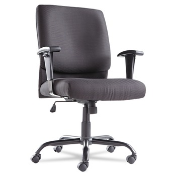 OFFICE CHAIRS | OIF OIFBT4510 19.29 in. - 23.22 in. Seat Height Big/Tall Swivel/Tilt Mid-Back Chair Supports Up to 450 lbs. - Black