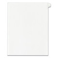 Dividers & Tabs | Avery 82199 10-Tab "1-in 11 in. x 8.5 in. Allstate Style Preprinted Legal Exhibit Side Tab Index Dividers - White (25/Pack) image number 0