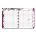 Notebooks & Pads | AT-A-GLANCE 589-905 12-Month (Jan-Dec): 2026 11 in. x 8.5 in. Floral Artwork Floradoodle Weekly/Monthly Professional Planner - Black/White Cover image number 2