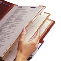 File Folders | Smead 19092 Eight SafeSHIELD Fasteners 2/5-Cut Tabs 3 Dividers Legal Size Pressboard Classification Folders - Red (10/Box) image number 3