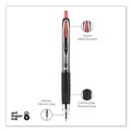 Pens | uni-ball 33952 Signo 207 0.7 mm Retractable Gel Pen - Red Ink/Smoke/Black/Red Barrel/Medium (1-Dozen) image number 3