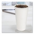 Cups and Lids | SOLO RNP21P-2050 21 oz. Double-Sided Poly (DSP) Paper Cold Cups - White (1000/Carton) image number 4