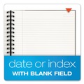 Notebooks & Pads | TOPS 25331 Royale 10.5 in. x 8 in. Wirebound Medium/College Ruled Business Notebook - Black/Gray image number 5