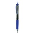 Pens | uni-ball 65941 Signo 0.7 mm Retractable Gel Pen - Blue Ink/Silver/Blue Barrel/Medium (1-Dozen) image number 2