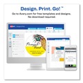 Labels | Avery 22822 2 in. x 3 in. Print-to-the-Edge Labels with Sure Feed and Easy Peel - Glossy Clear (80/Pack) image number 5