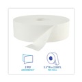  | Boardwalk 6102B 3.5 in. x 2000 ft. JRT Septic Safe 2-Ply Bath Tissue - Jumbo, White (6/Carton) image number 3